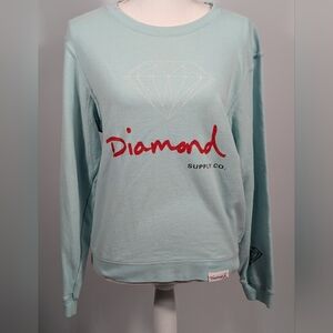 Diamond Supply Co. Mint Green Women's Sweatshirt